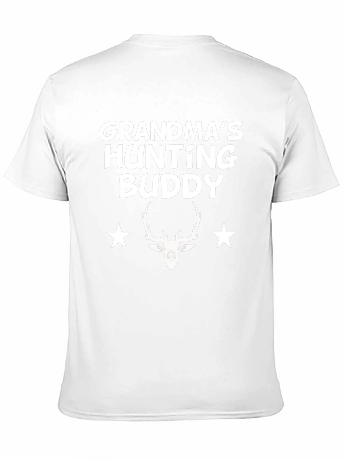 Grandmas Hunting Buddy Graphic Tee - Black Cotton T-Shirt