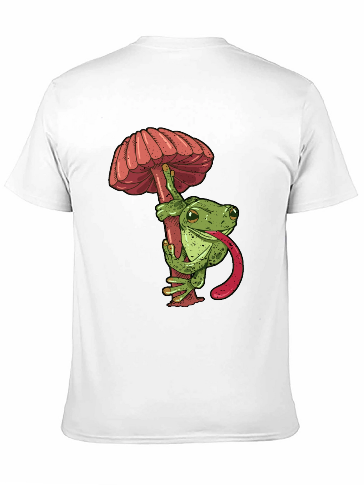 Frog & Mushroom Graphic Tee - Cool Unique Design!