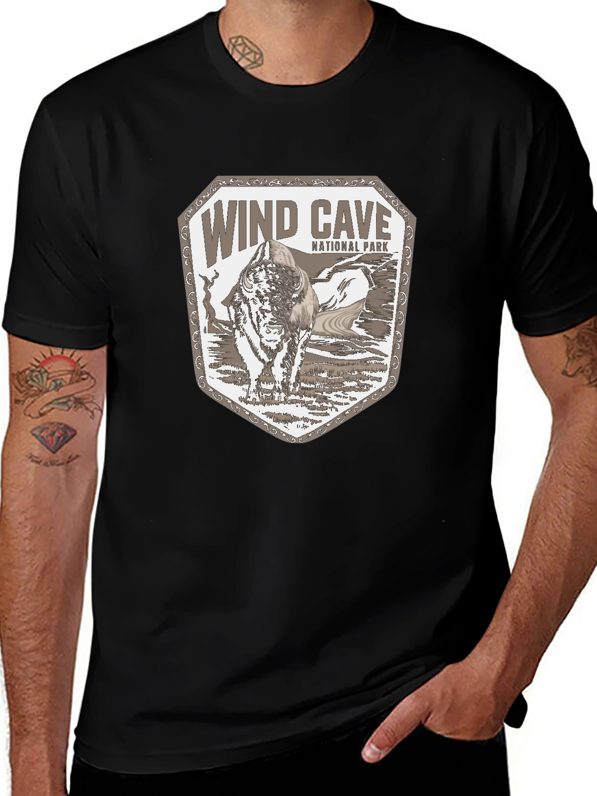 Wind Cave National Park Graphic T-Shirt