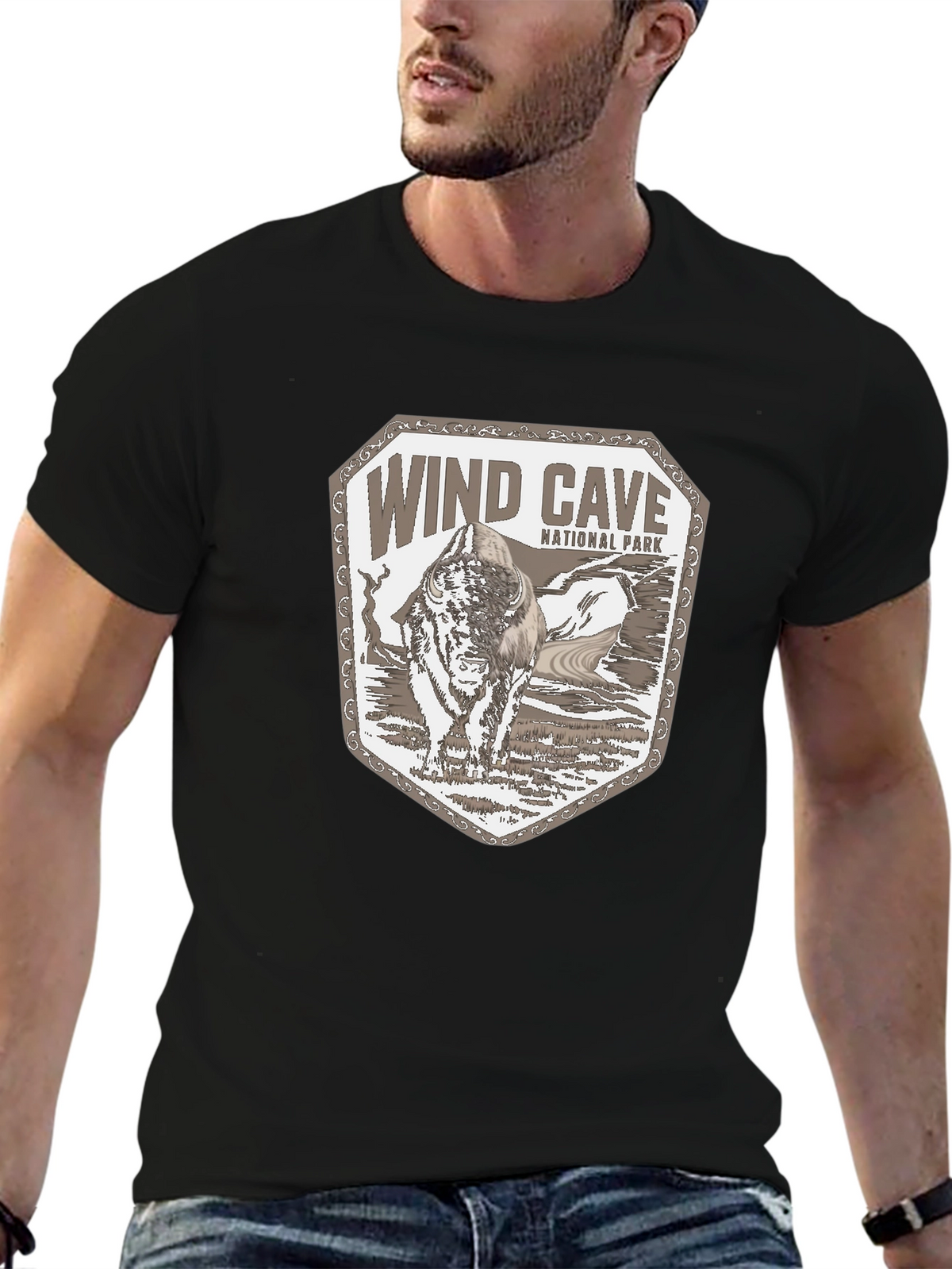 Wind Cave National Park Graphic T-Shirt