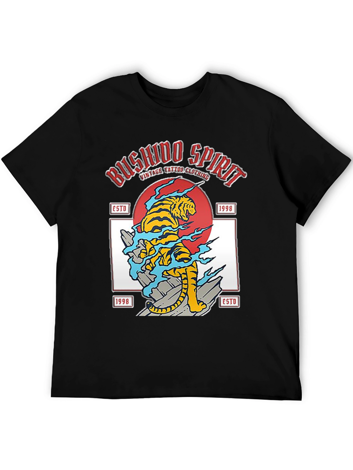 Bushido Spirit Tiger Graphic Tee