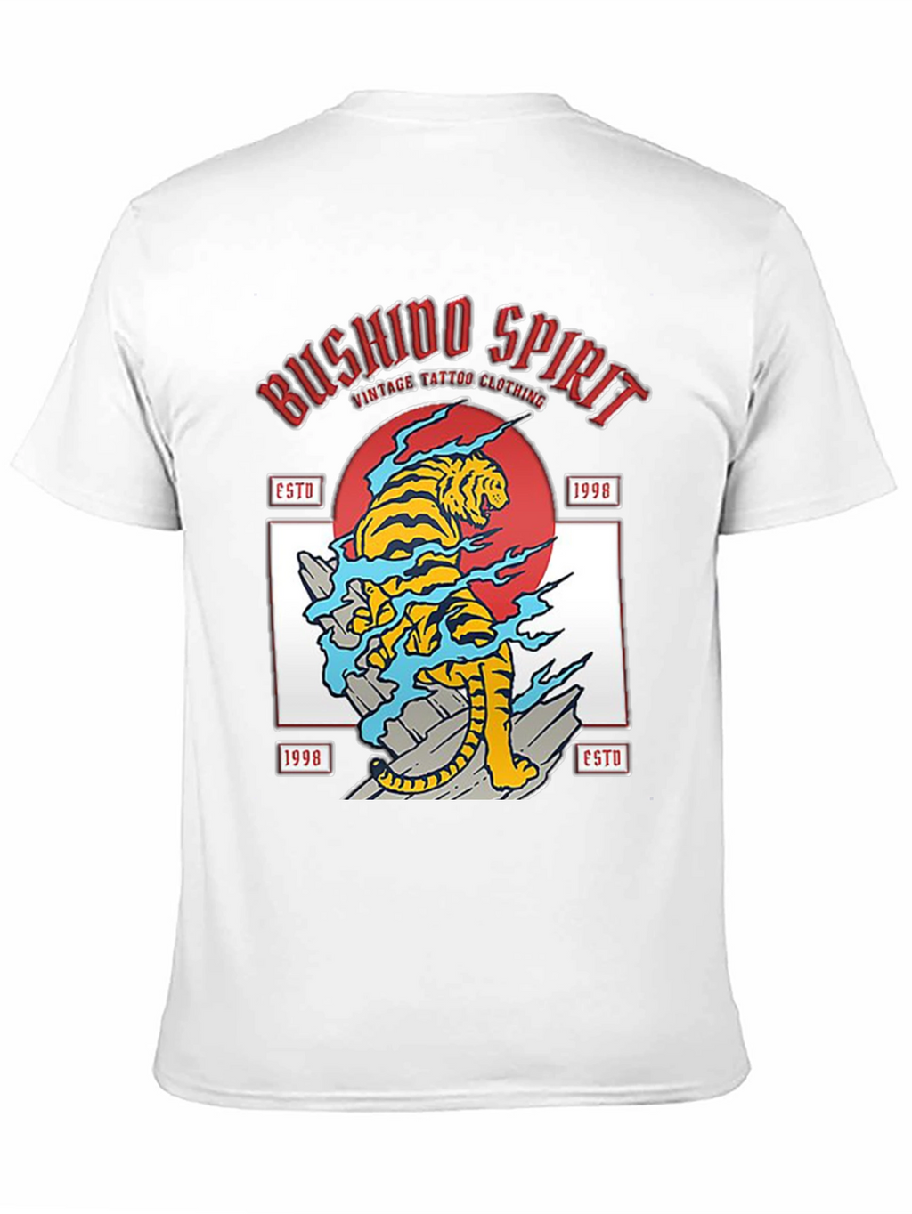 Bushido Spirit Tiger Graphic Tee