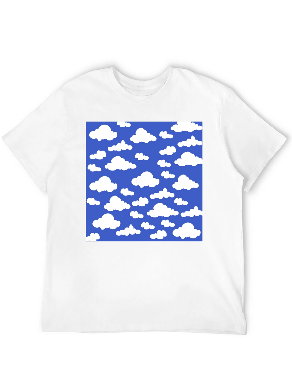 Sky Cloud Pattern Graphic Tee