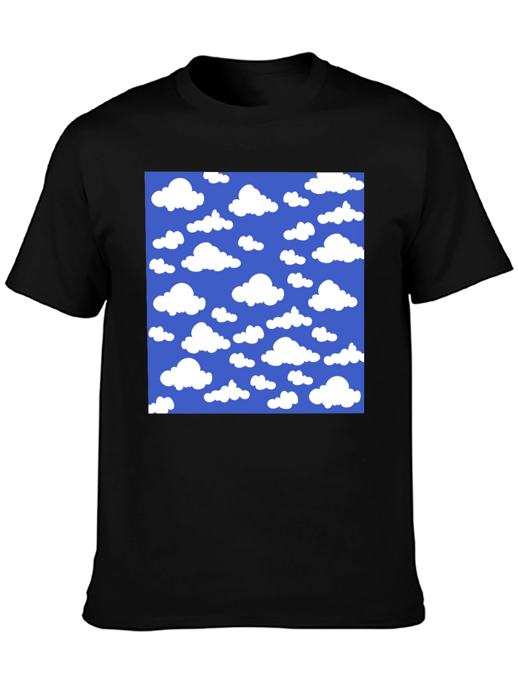Sky Cloud Pattern Graphic Tee