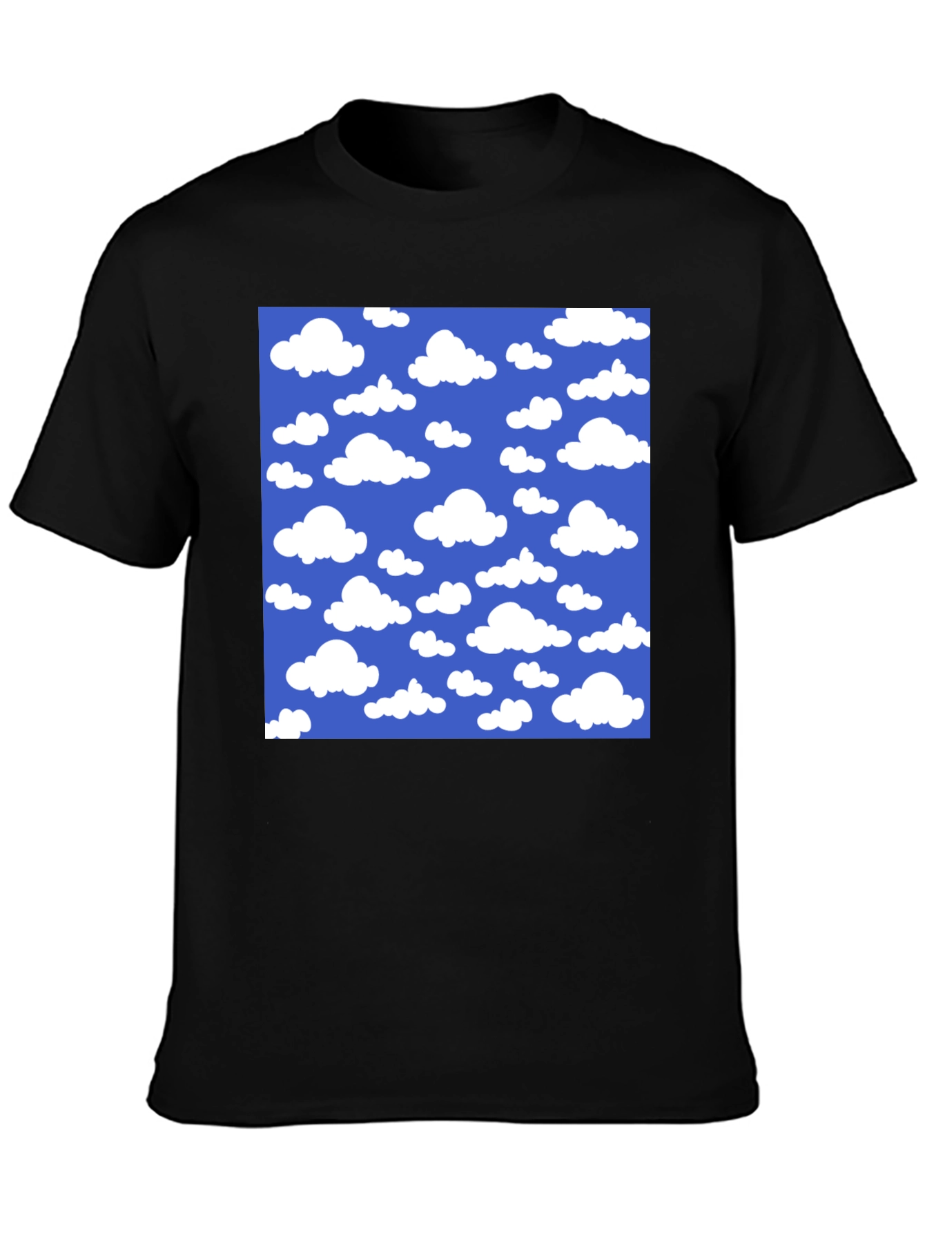 Sky Cloud Pattern Graphic Tee