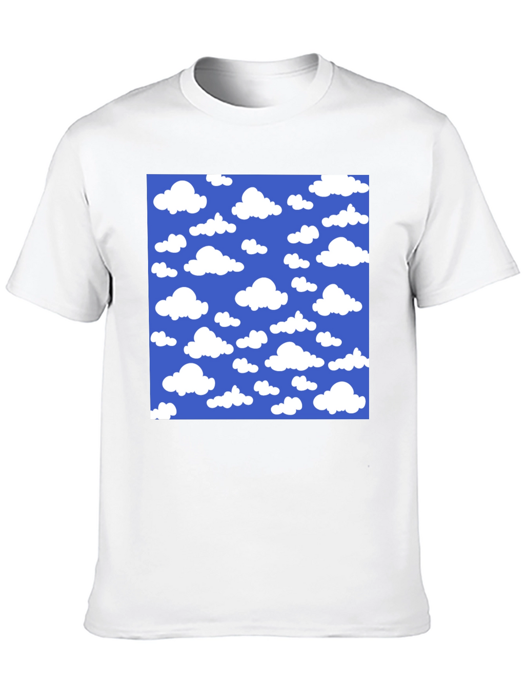 Sky Cloud Pattern Graphic Tee