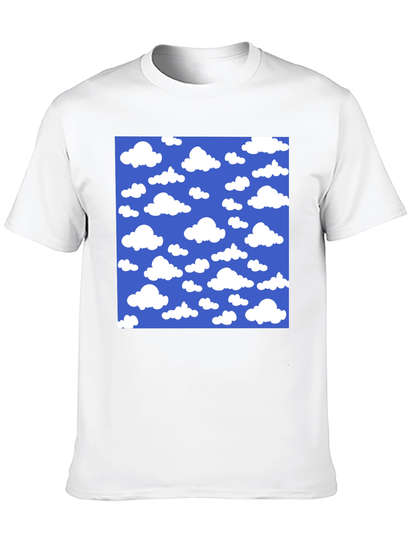 Sky Cloud Pattern Graphic Tee