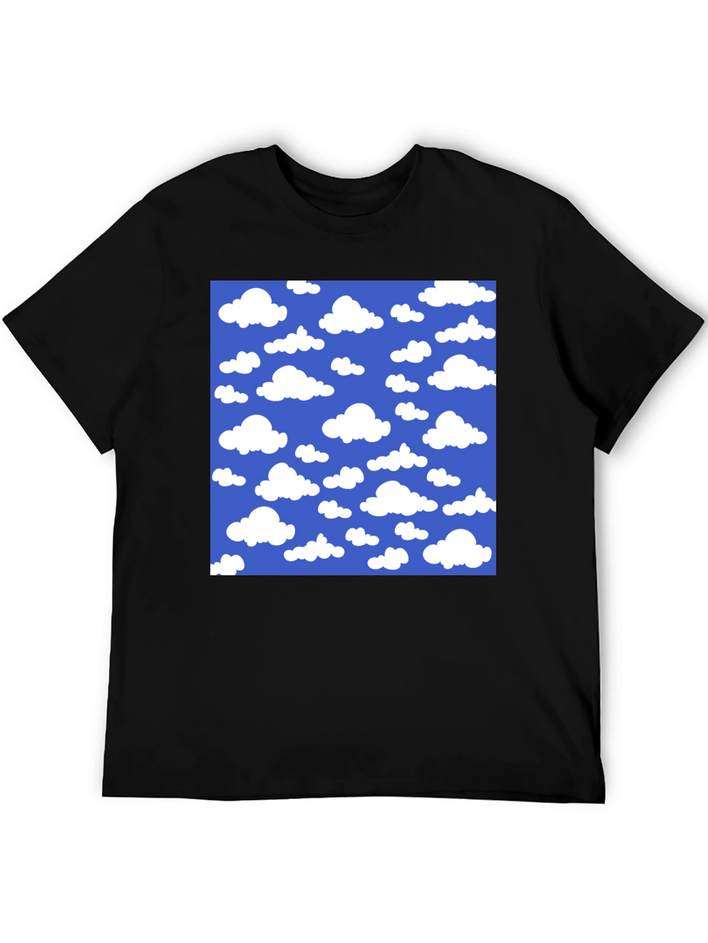 Sky Cloud Pattern Graphic Tee