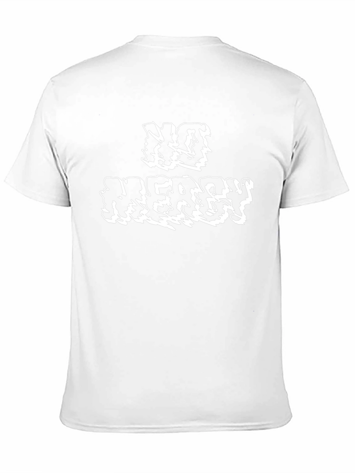 No Mercy Graphic Tee - Bold Black T-Shirt