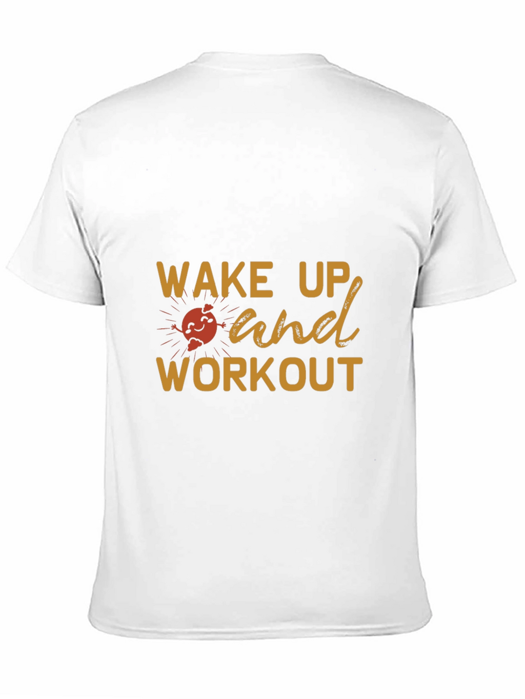 Wake Up & Workout Black Graphic Tee