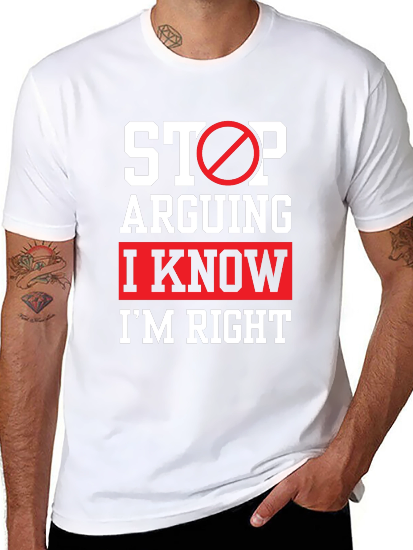Funny Im Right Graphic T-Shirt