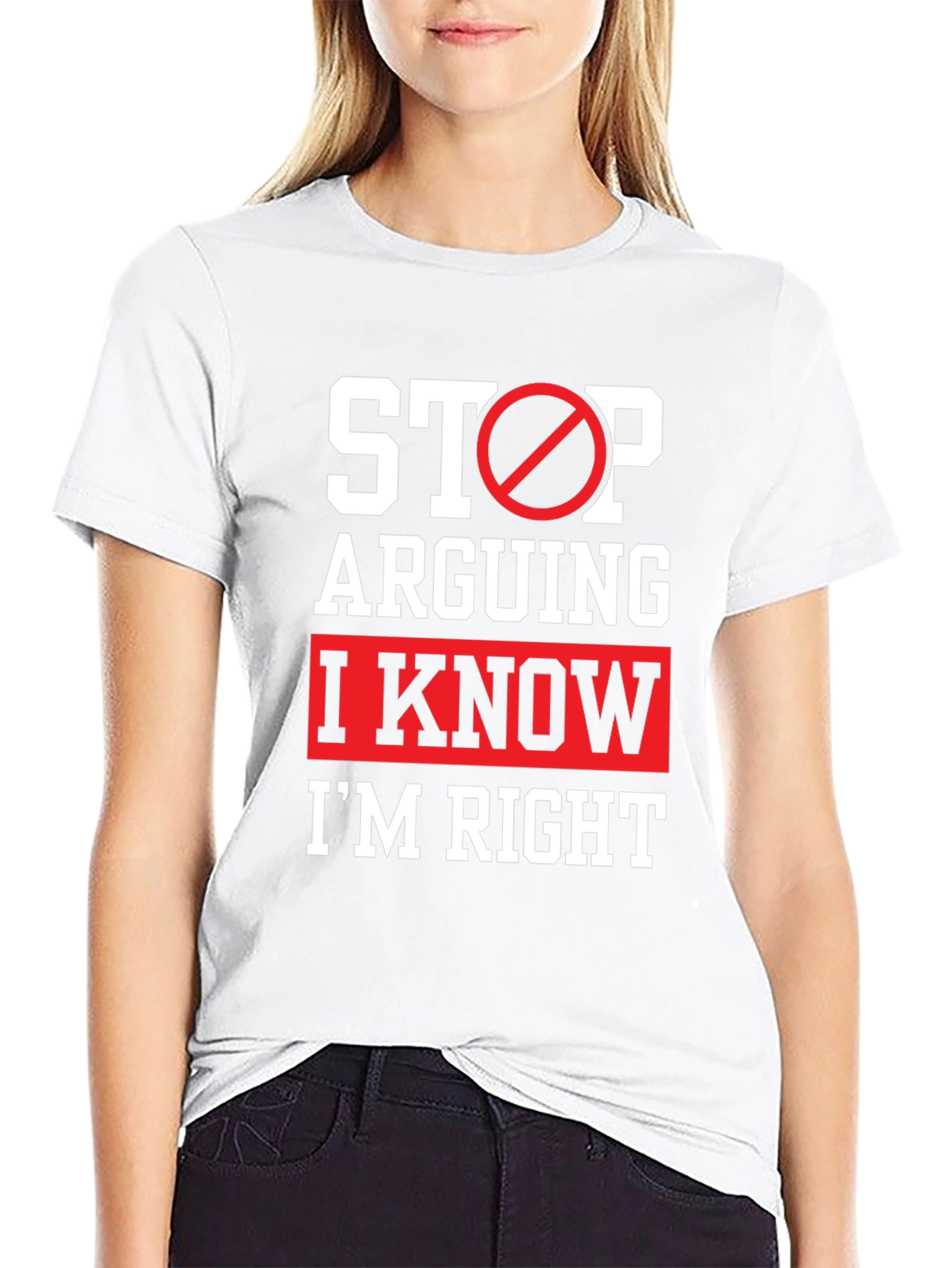 Funny Im Right Graphic T-Shirt