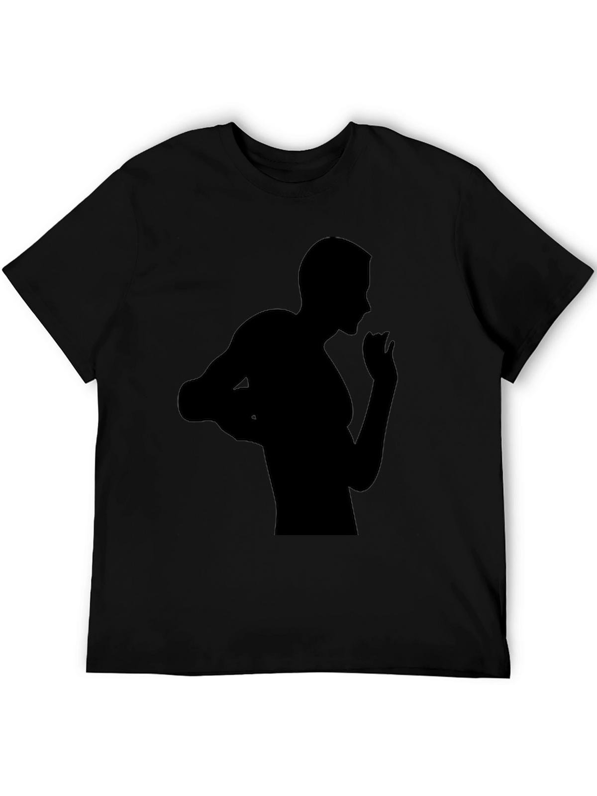 Black Silhouette Graphic Tee