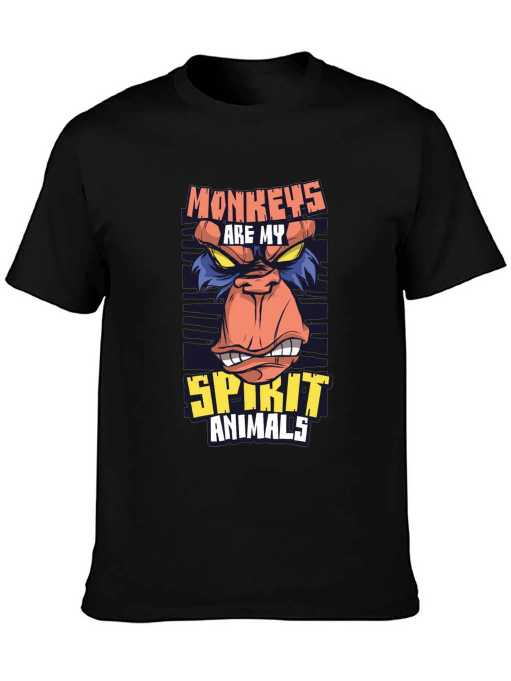 Monkeys Are My Spirit Animal Graphic T-Shirt