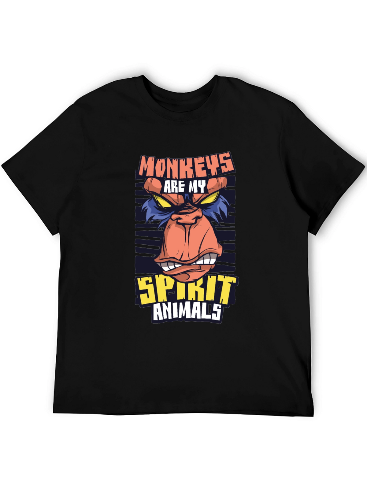 Monkeys Are My Spirit Animal Graphic T-Shirt