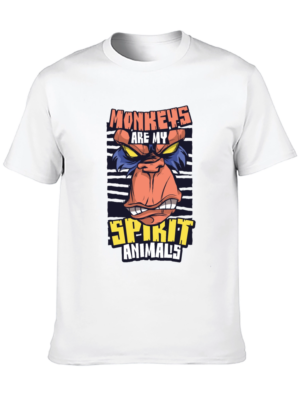 Monkeys Are My Spirit Animal Graphic T-Shirt