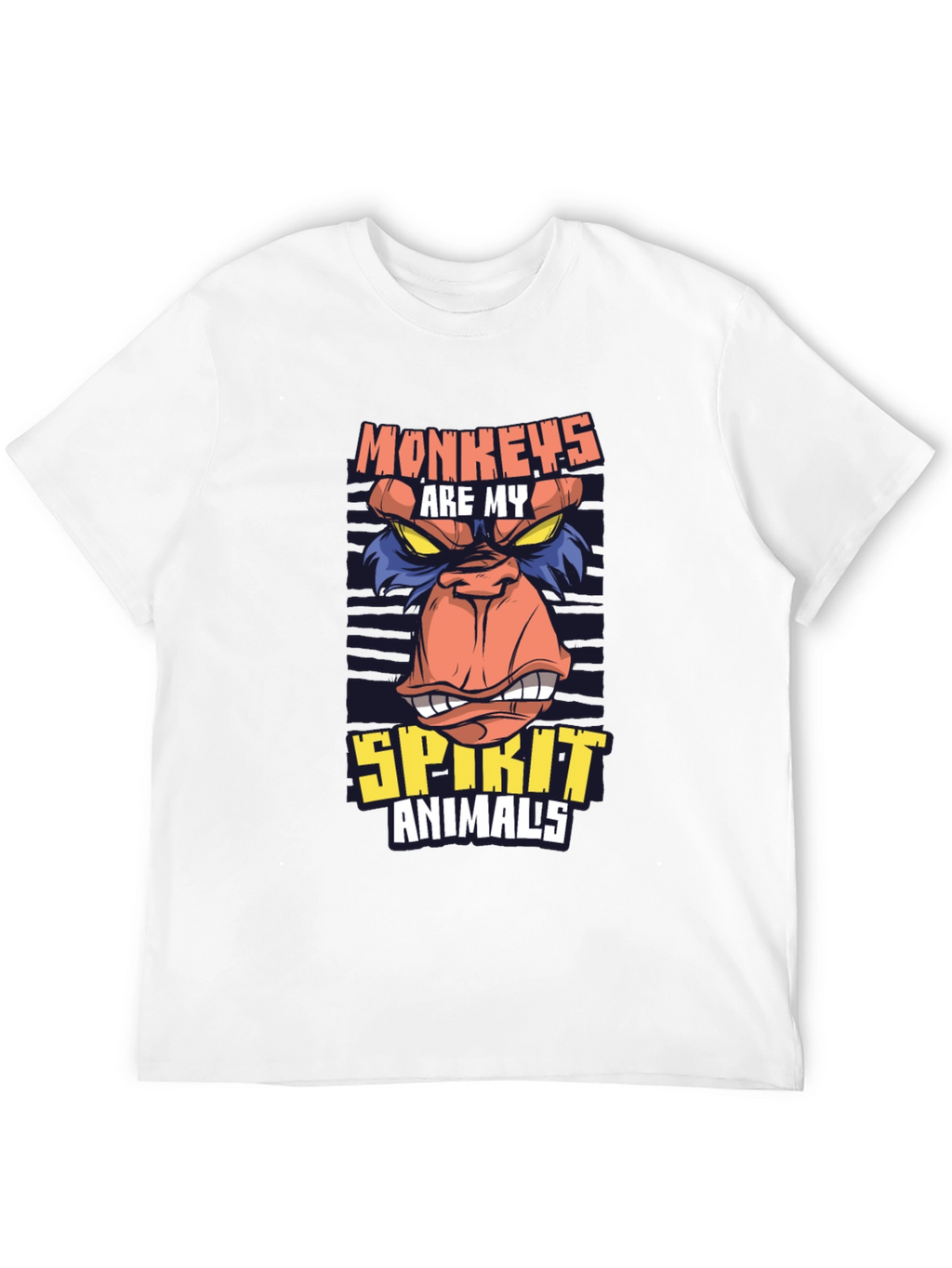 Monkeys Are My Spirit Animal Graphic T-Shirt