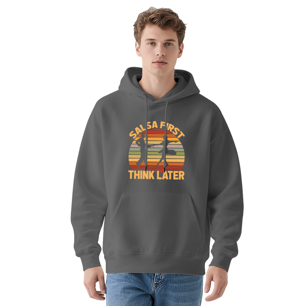 Retro Sunset Graphic Hoodie