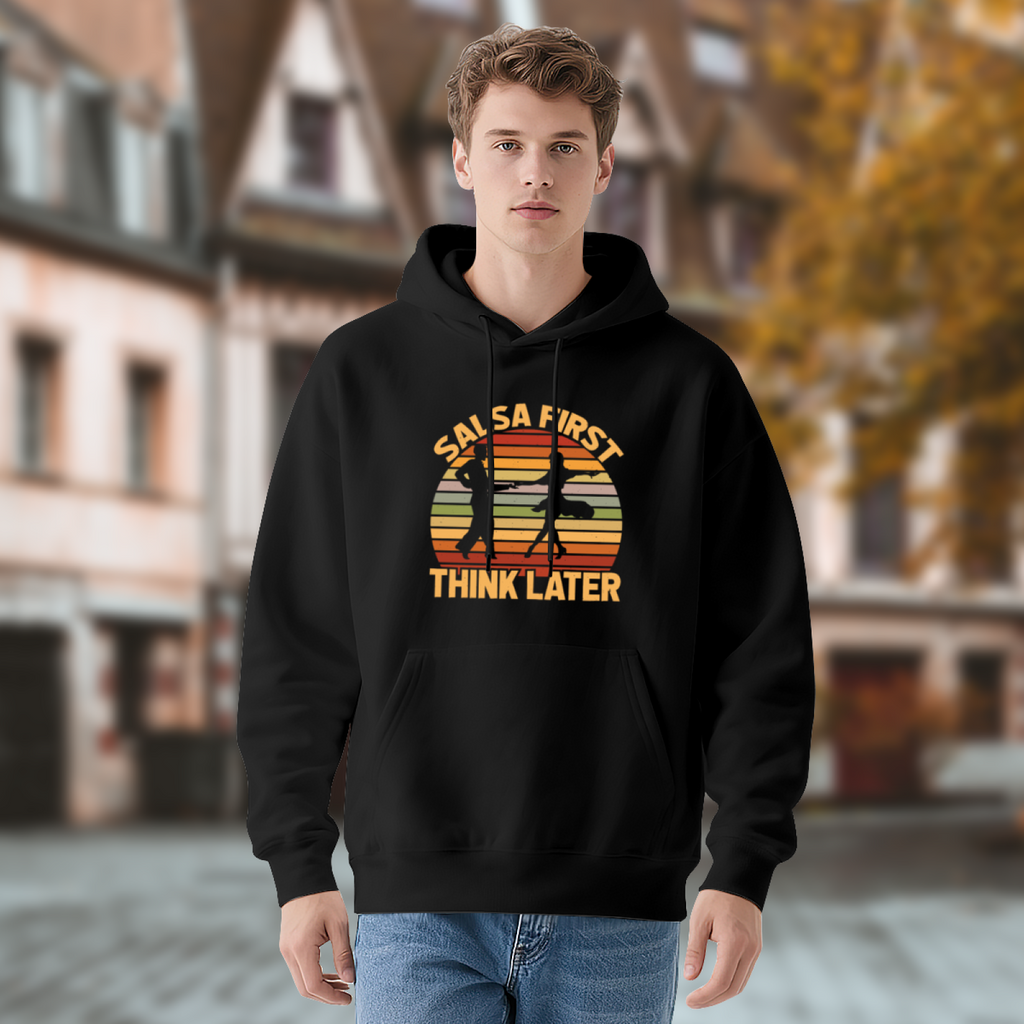 Retro Sunset Graphic Hoodie