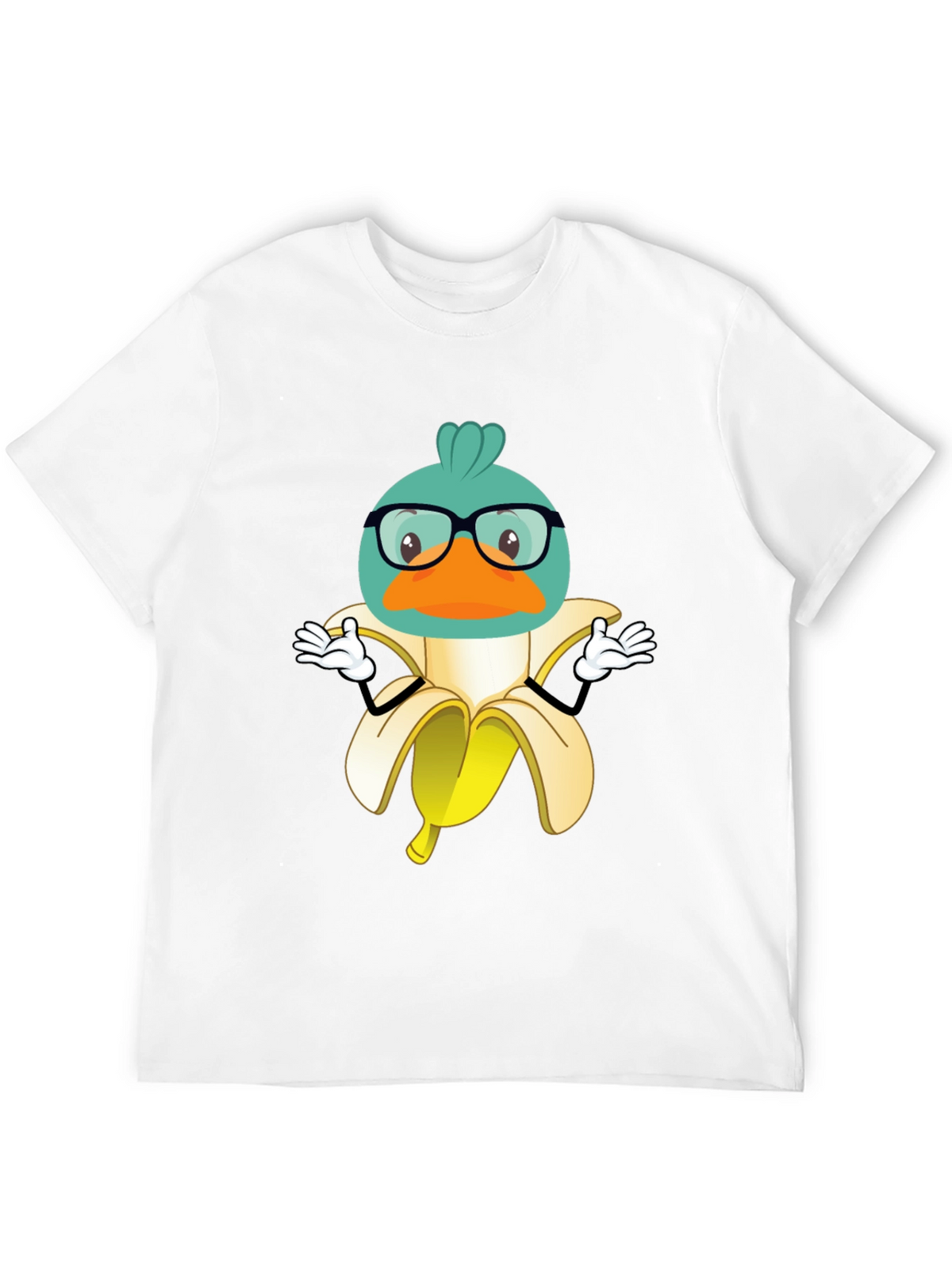 Duck Banana T-Shirt - Quirky Graphic Tee