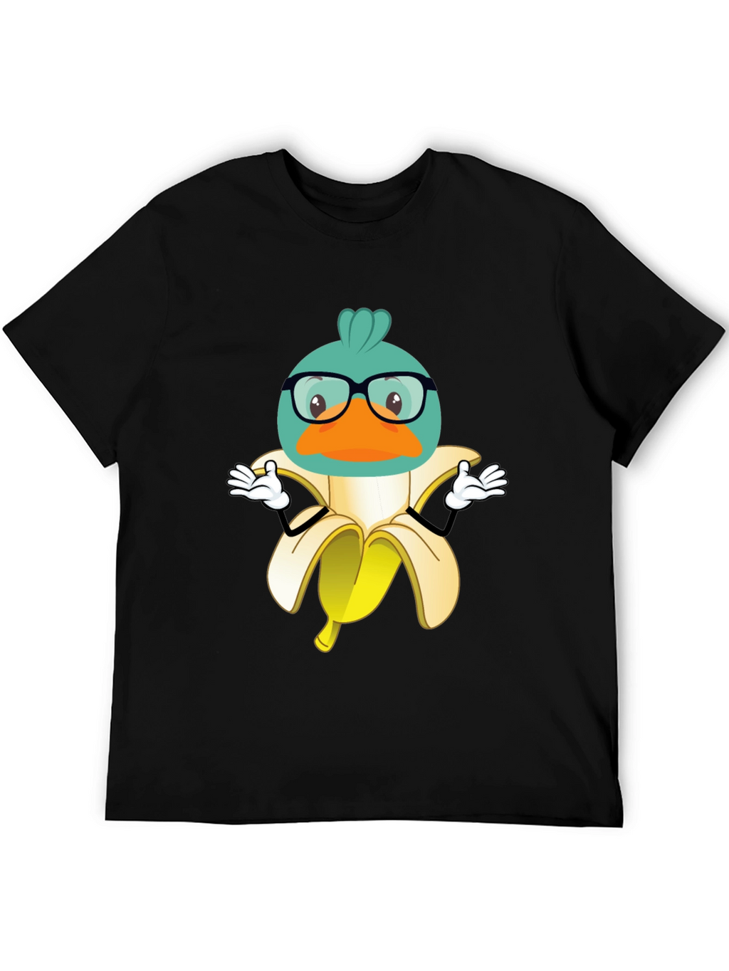 Duck Banana T-Shirt - Quirky Graphic Tee