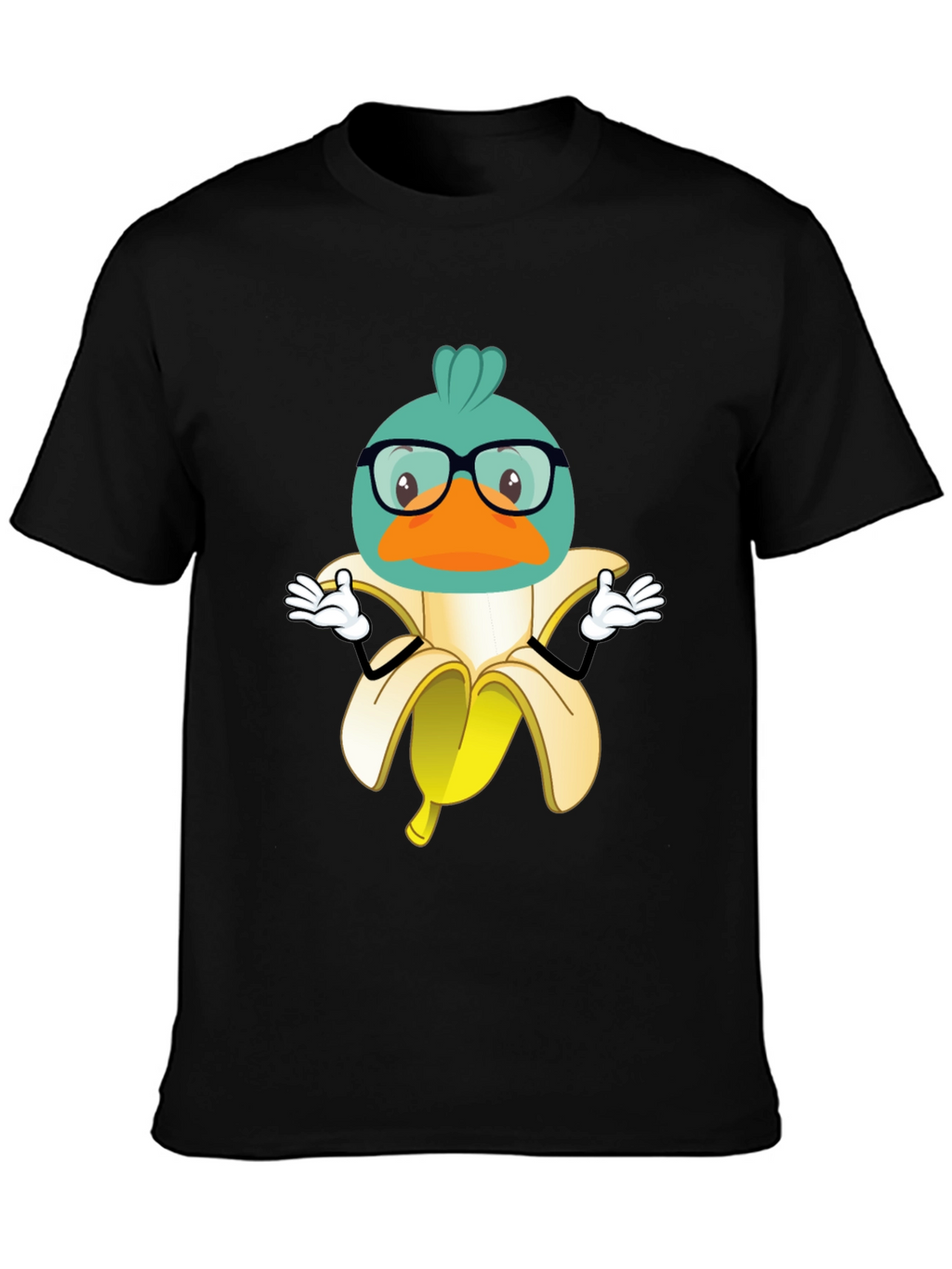 Duck Banana T-Shirt - Quirky Graphic Tee