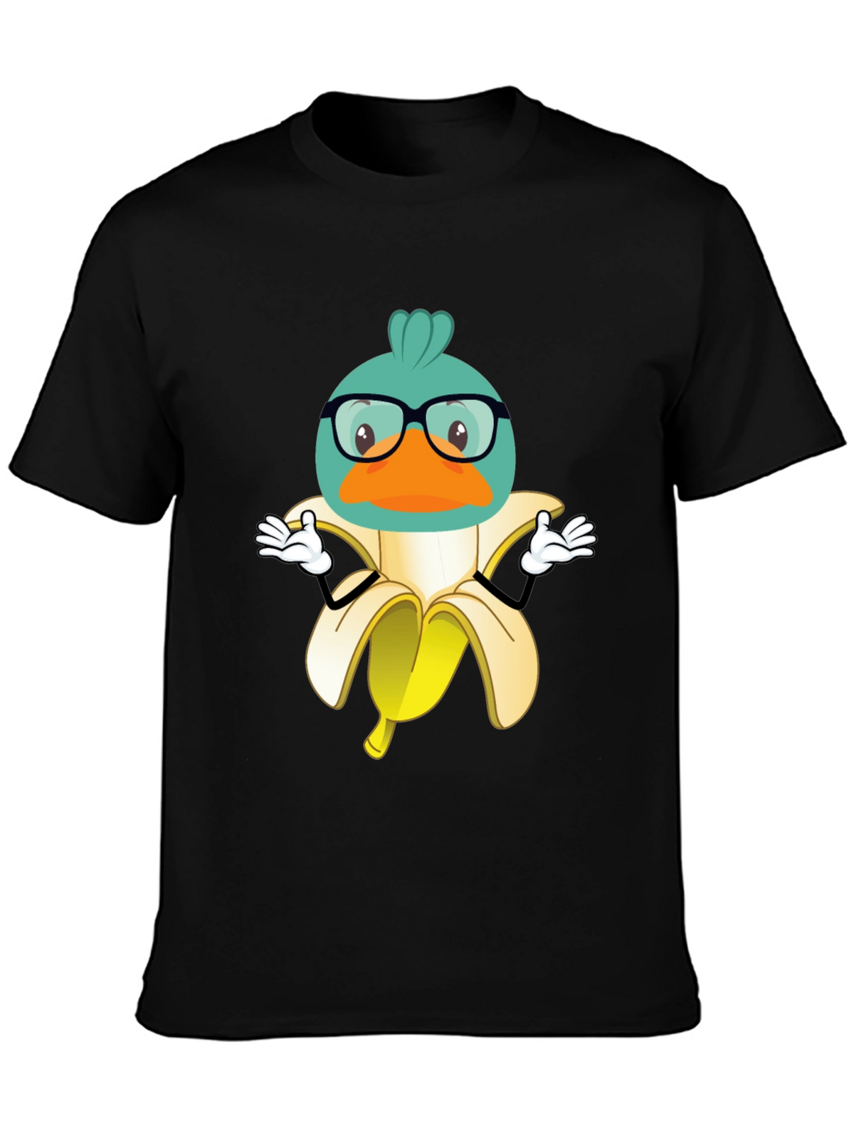 Duck Banana T-Shirt - Quirky Graphic Tee