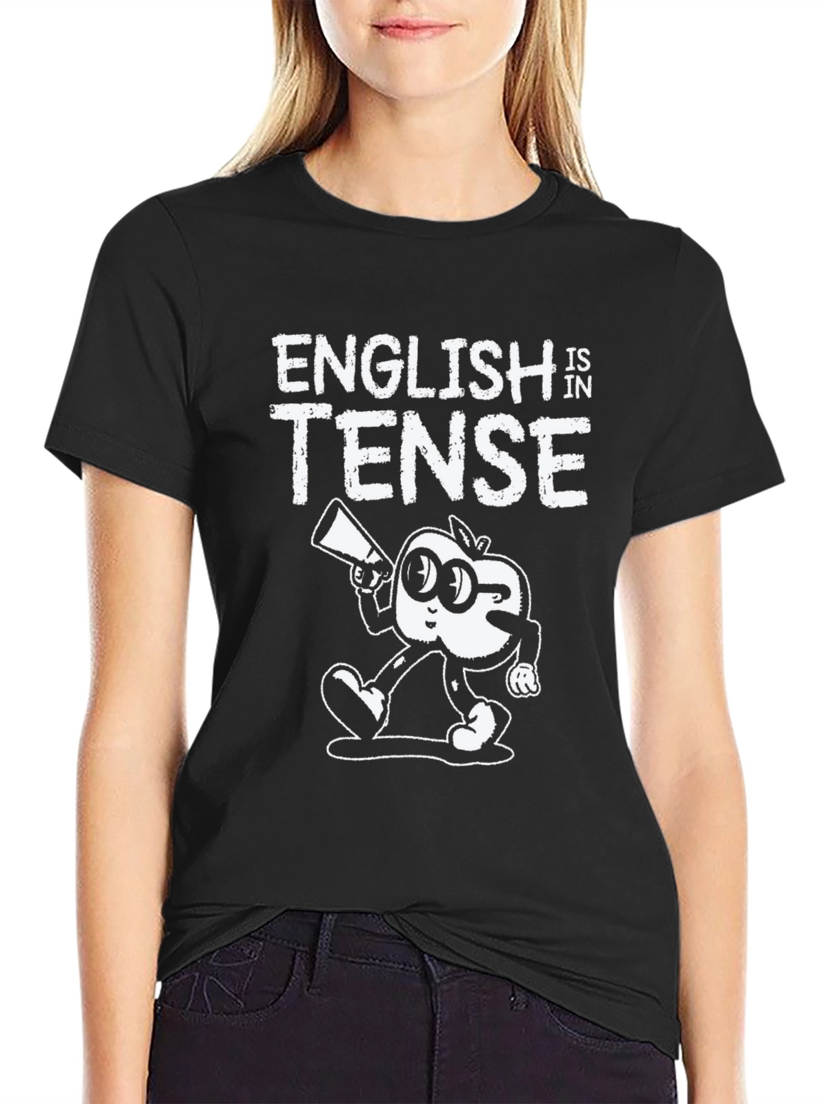 English is Tense Graphic Tee