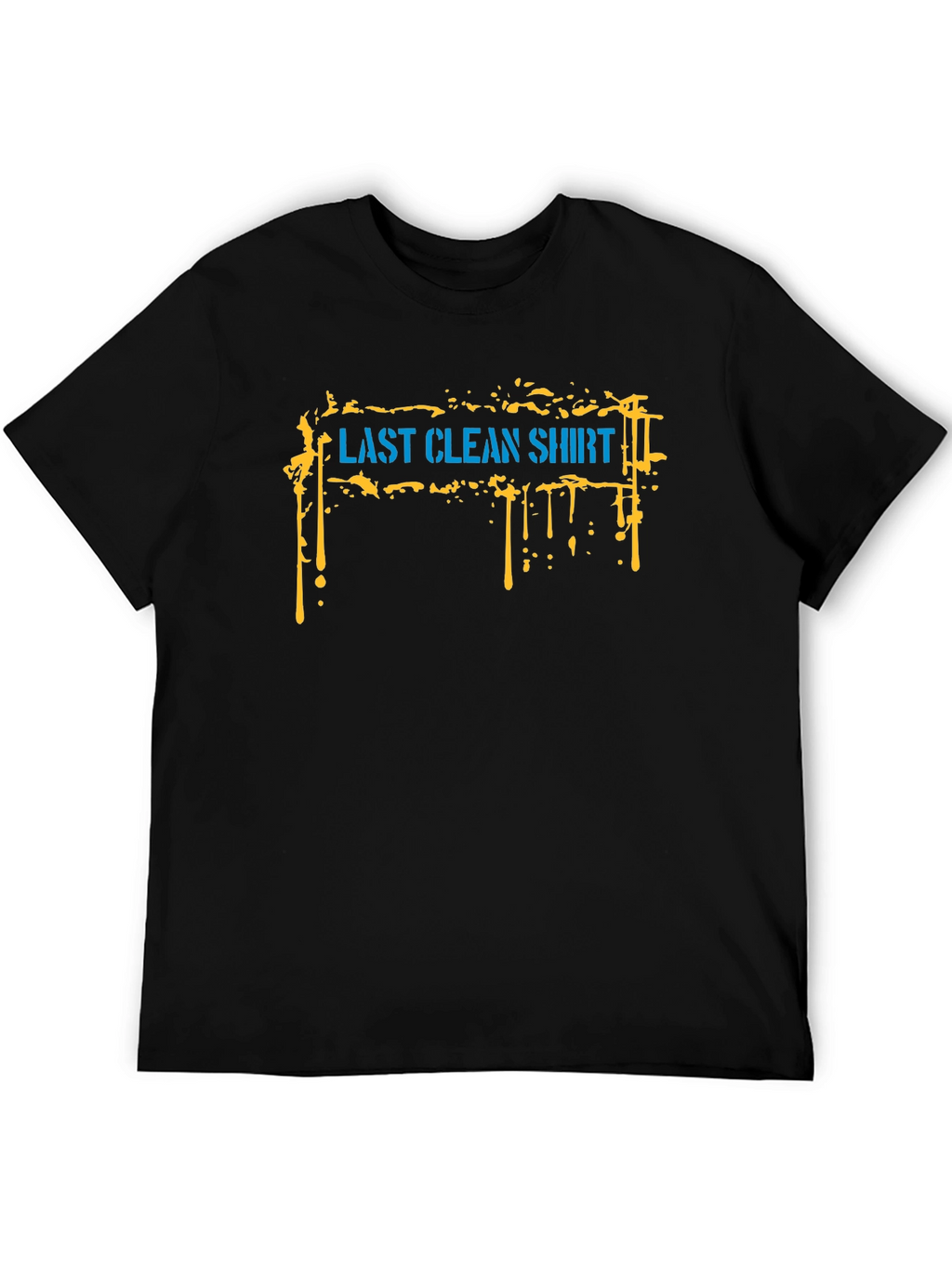 Last Clean Shirt Graphic Tee - Black Cotton
