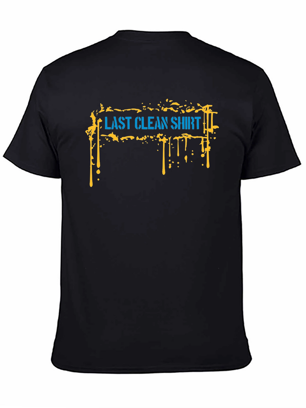 Last Clean Shirt Graphic Tee - Black Cotton