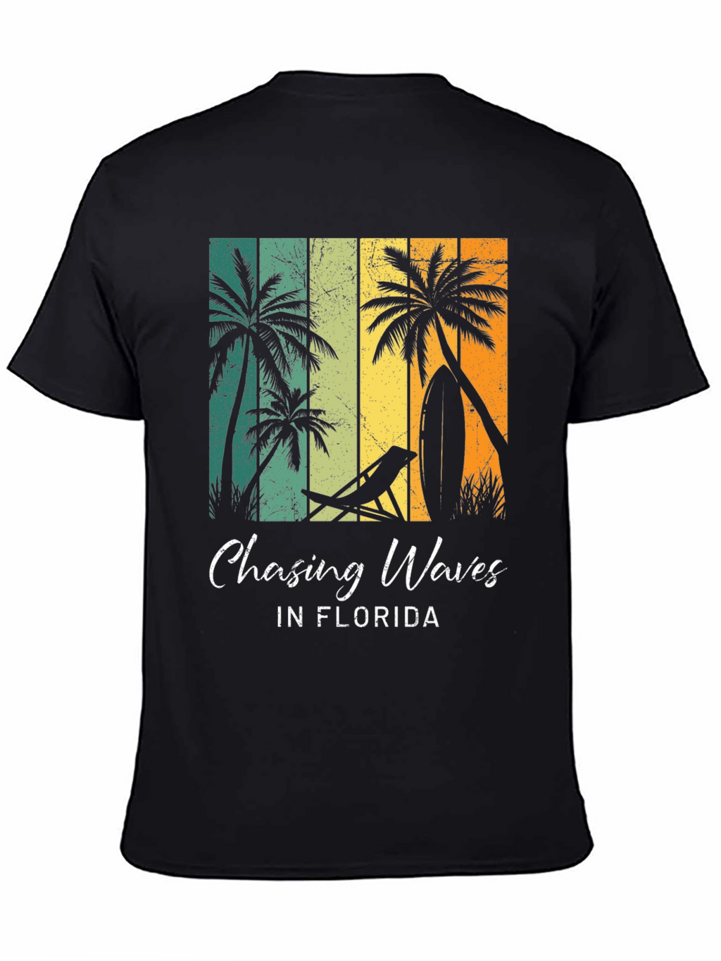 Chasing Waves Florida T-Shirt - Retro Beach Design