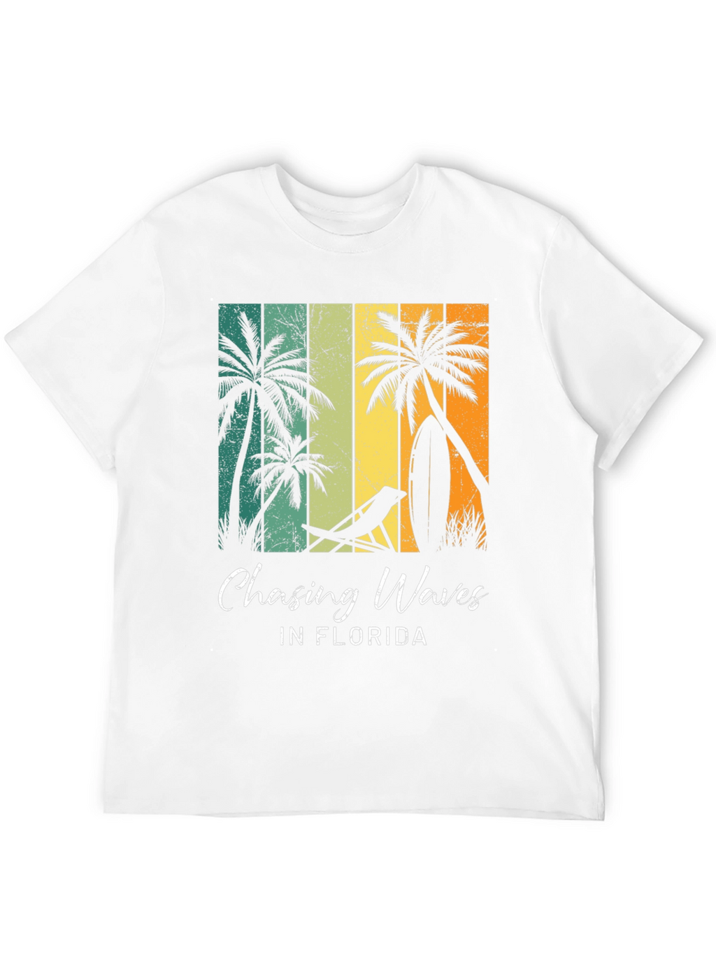 Chasing Waves Florida T-Shirt - Retro Beach Design