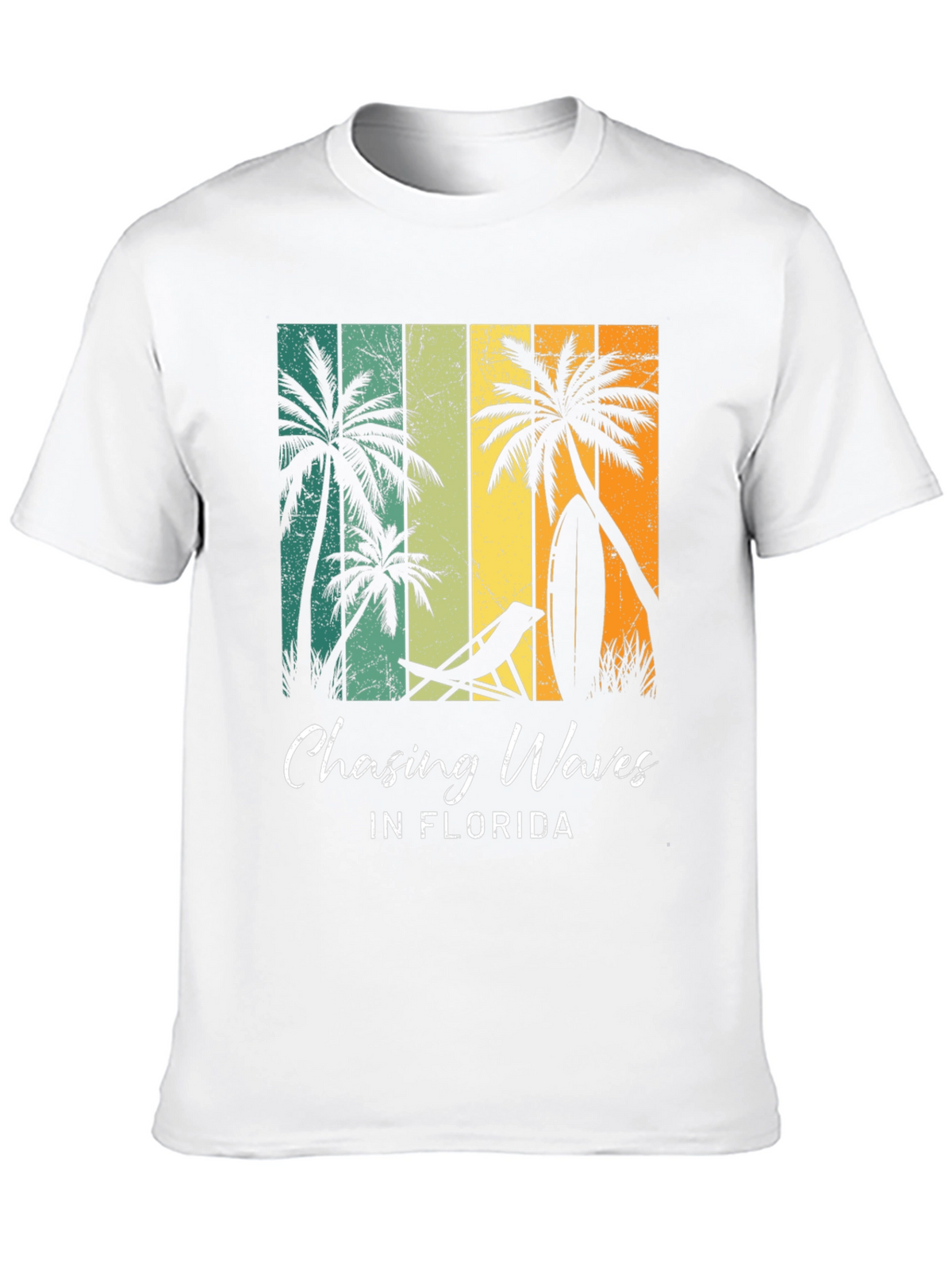 Chasing Waves Florida T-Shirt - Retro Beach Design