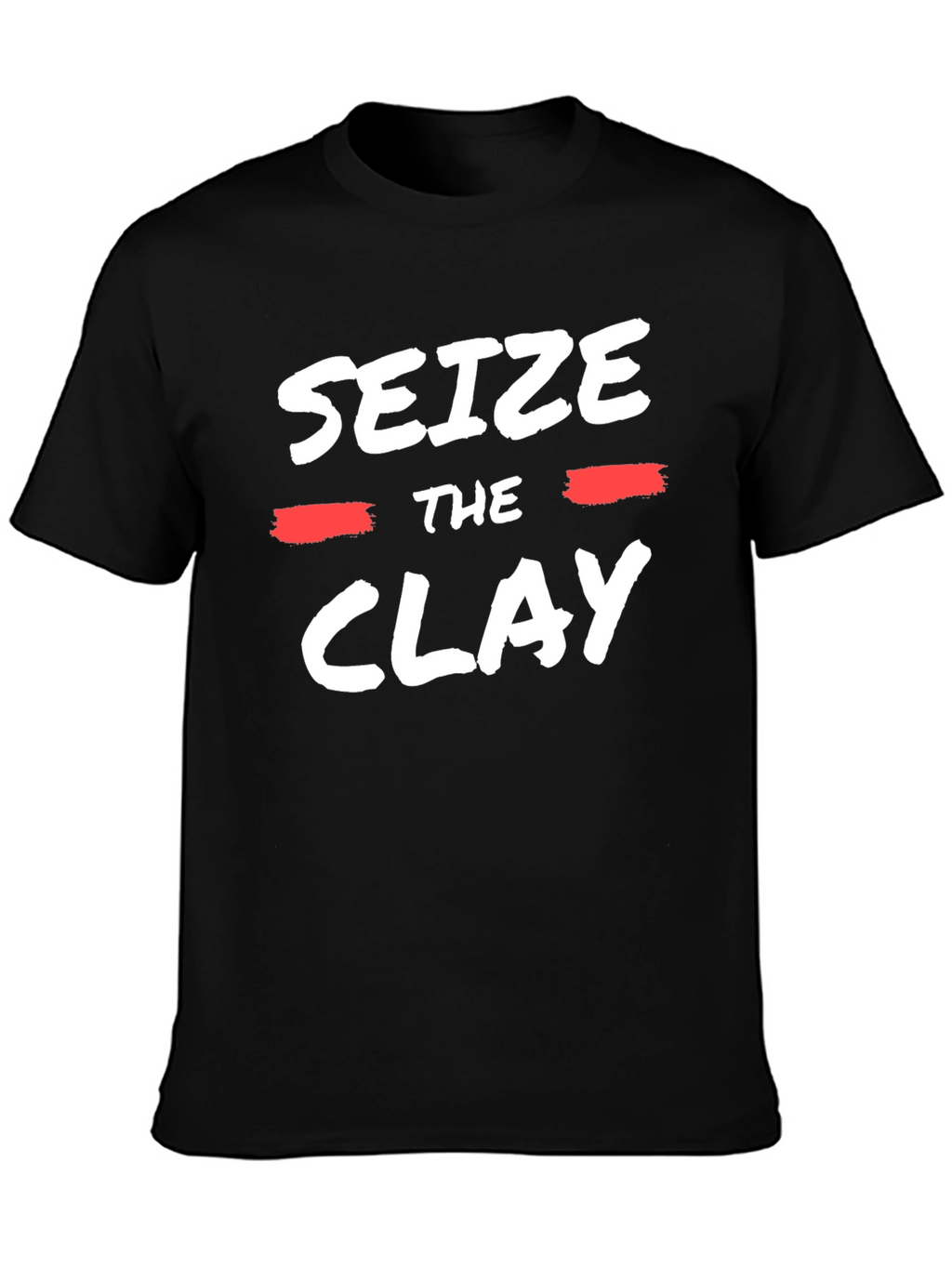 Seize The Clay Graphic Tee - Black Cotton T-Shirt