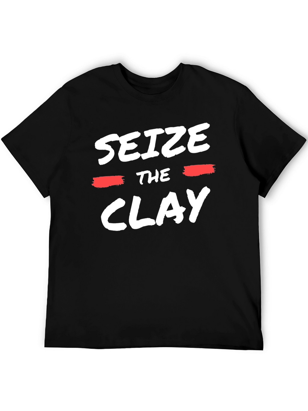 Seize The Clay Graphic Tee - Black Cotton T-Shirt