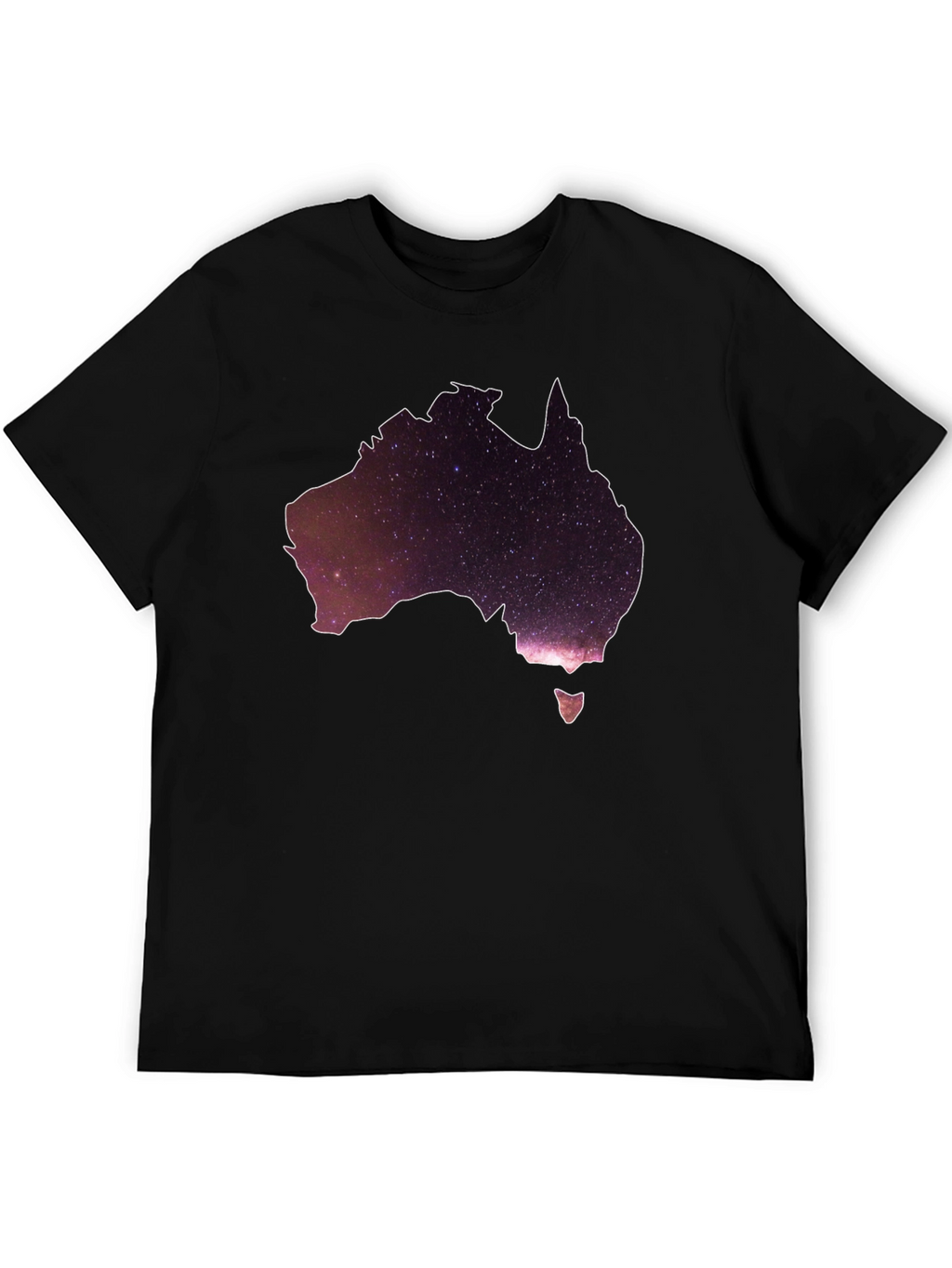 Australia Galaxy T-Shirt - Mens Black Tee