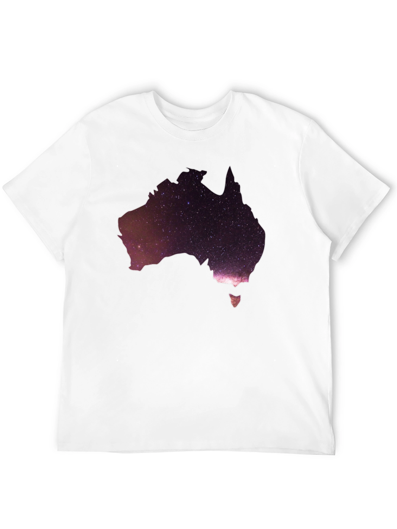 Australia Galaxy T-Shirt - Mens Black Tee