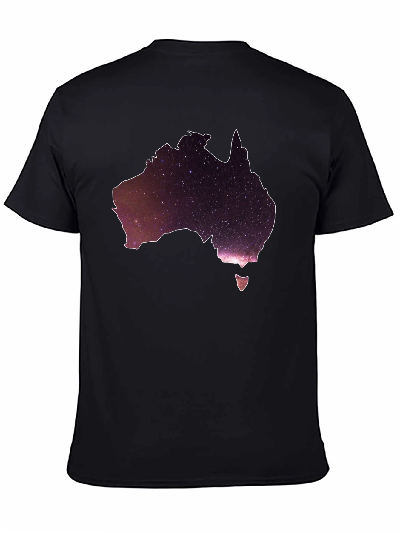 Australia Galaxy T-Shirt - Mens Black Tee