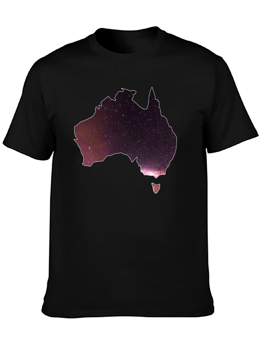 Australia Galaxy T-Shirt - Mens Black Tee