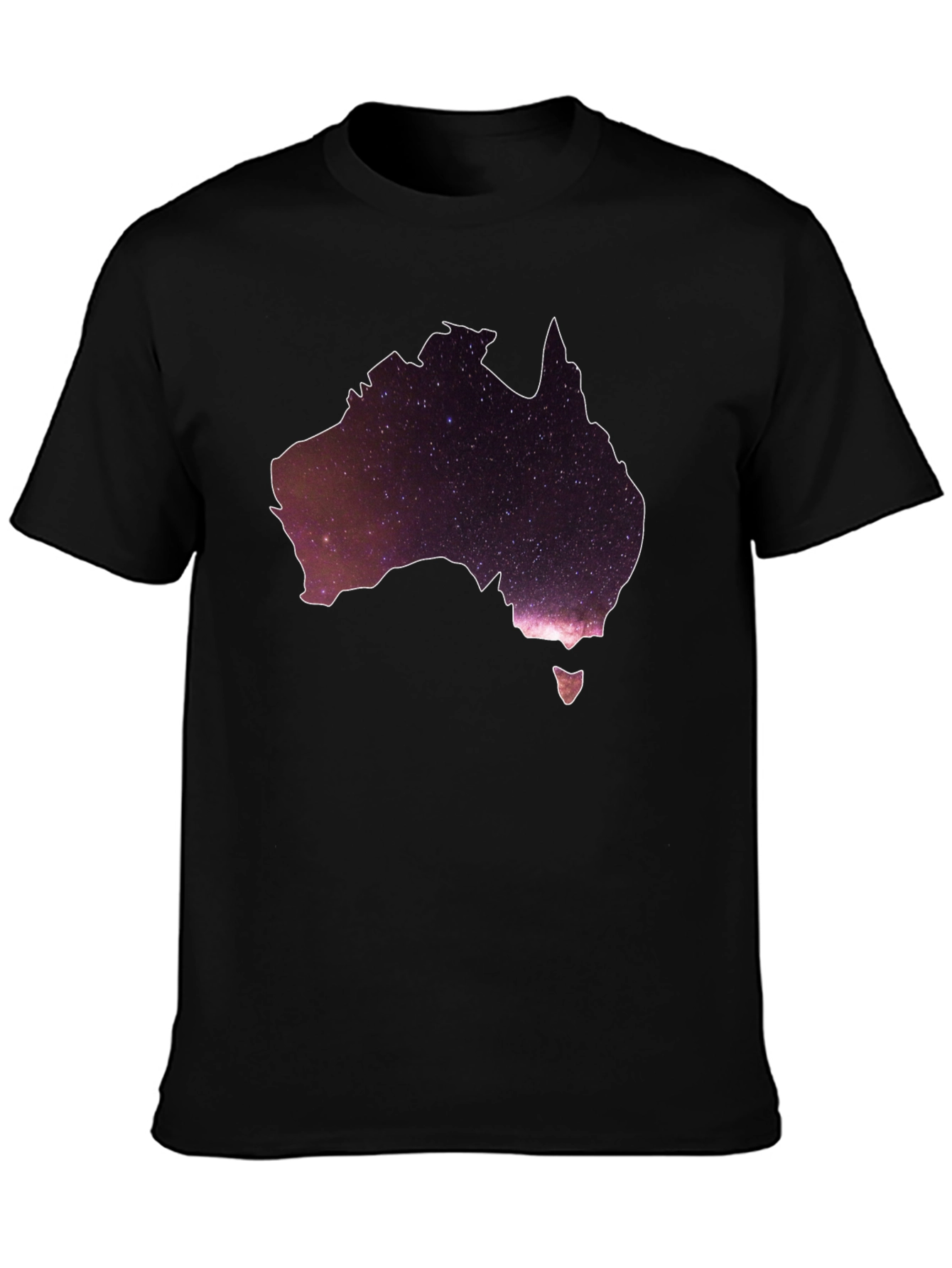 Australia Galaxy T-Shirt - Mens Black Tee