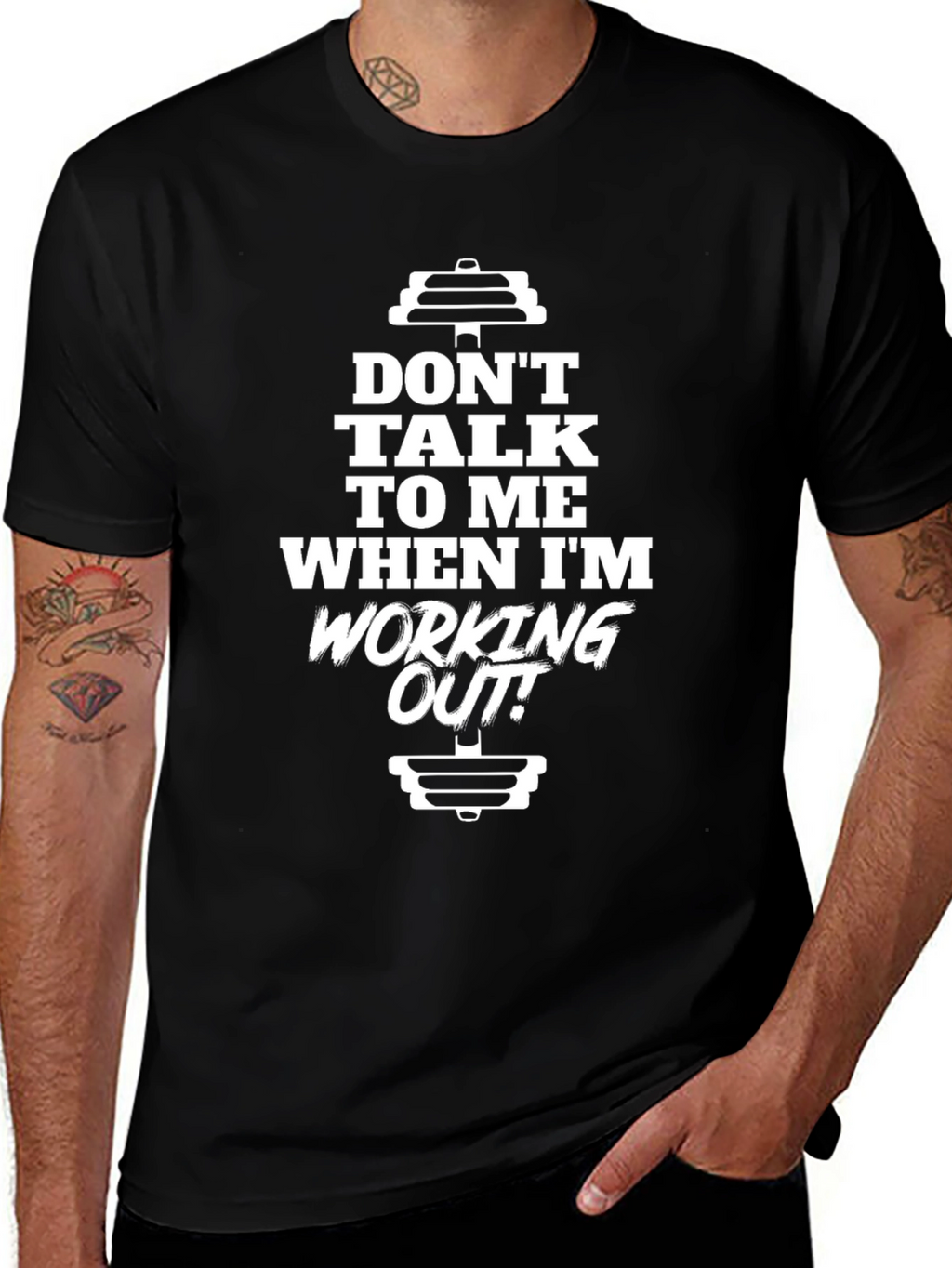 Dont Talk to Me Workout T-Shirt