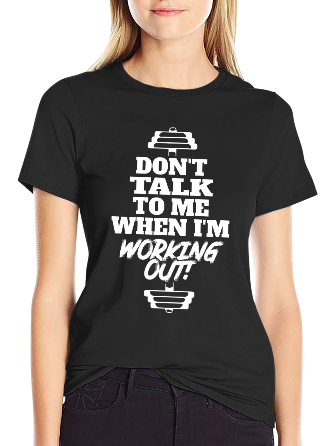 Dont Talk to Me Workout T-Shirt