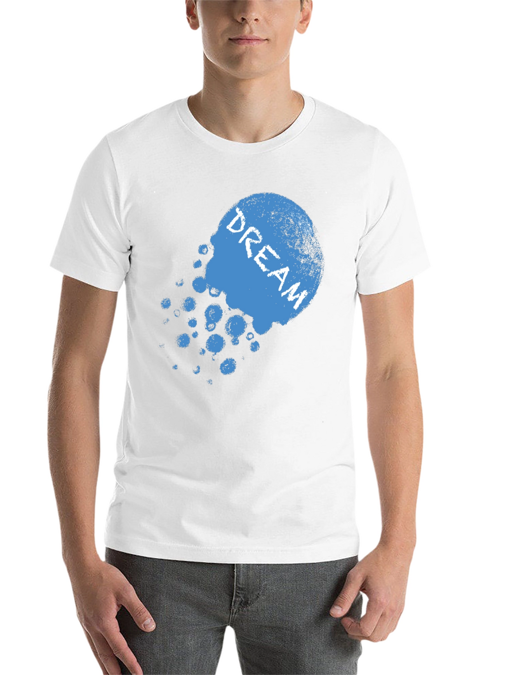 Dream Graphic Print Black T-Shirt