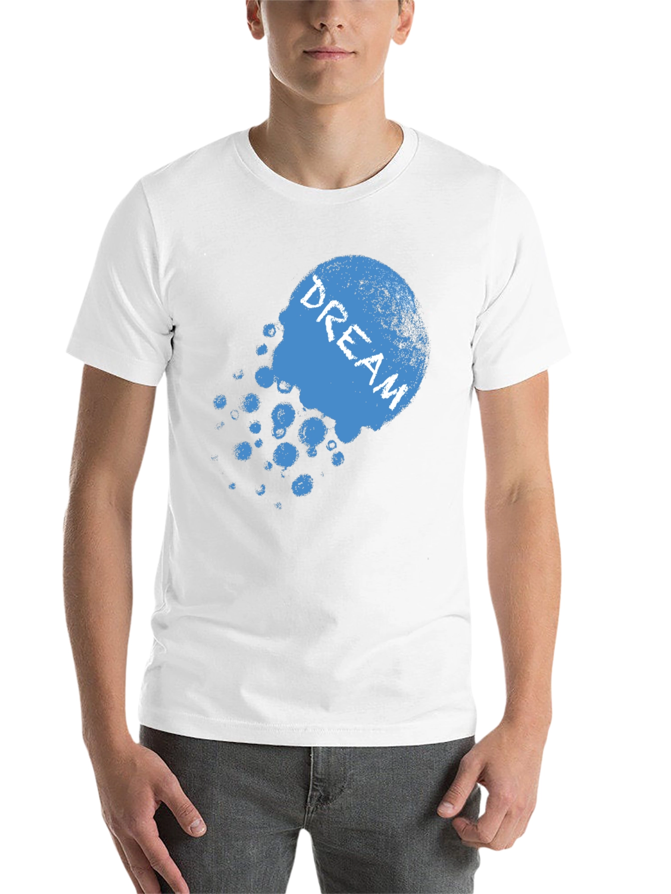 Dream Graphic Print Black T-Shirt