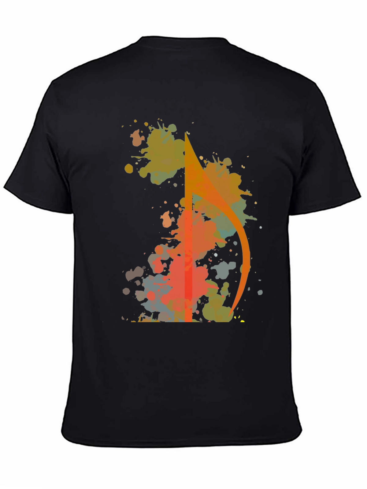 Abstract Arrow Splatter Graphic Tee