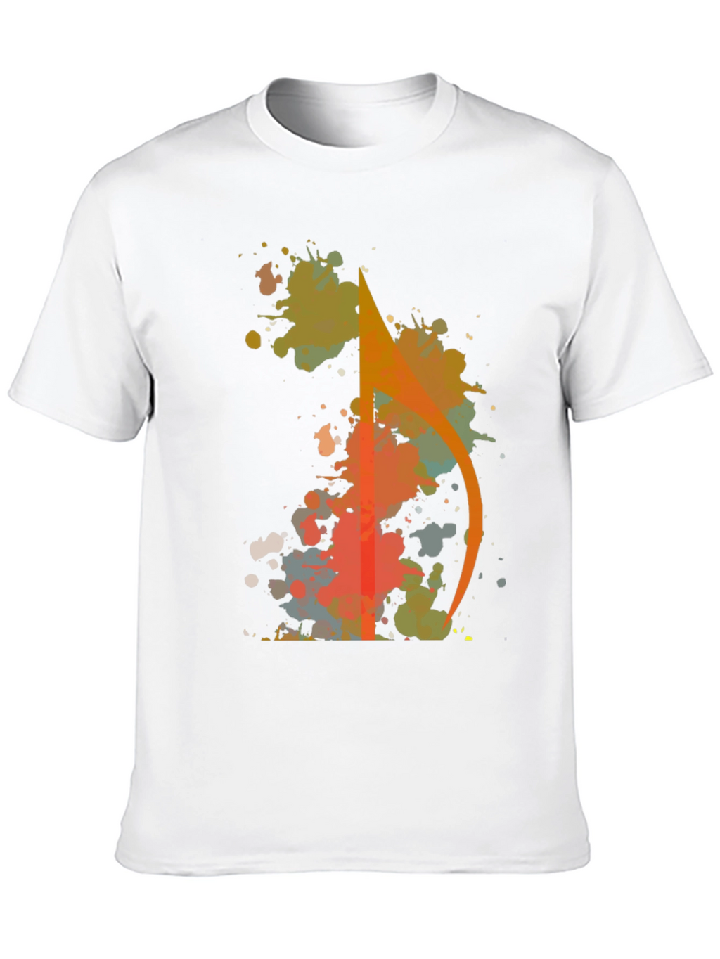 Abstract Arrow Splatter Graphic Tee