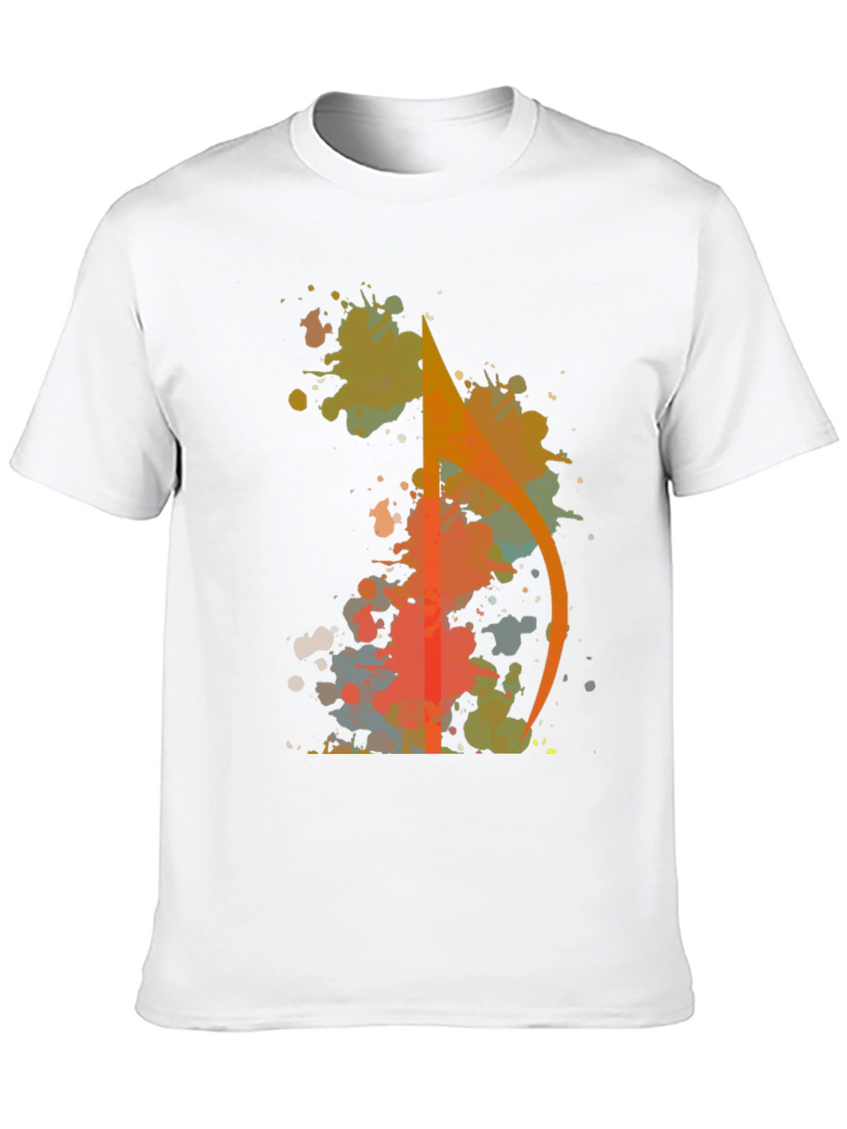 Abstract Arrow Splatter Graphic Tee