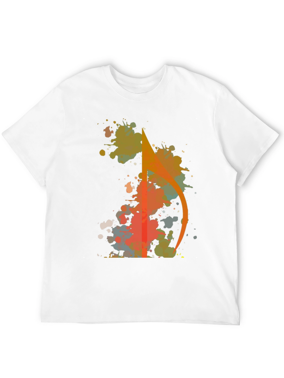 Abstract Arrow Splatter Graphic Tee