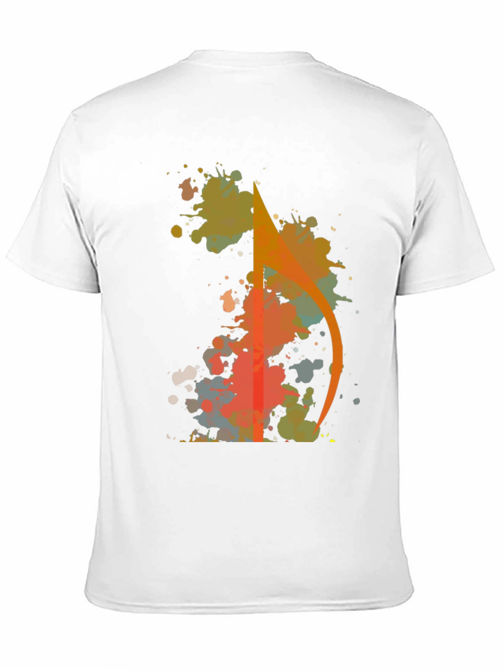 Abstract Arrow Splatter Graphic Tee