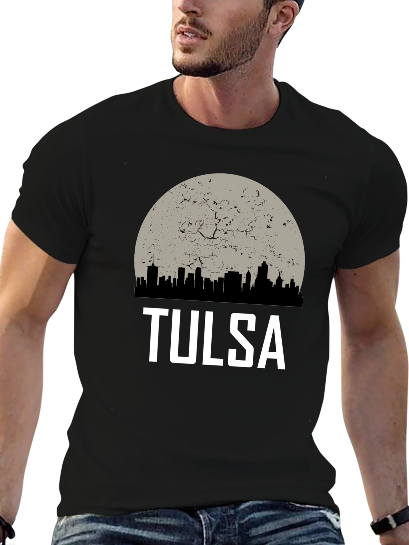 Tulsa City Skyline Graphic Tee